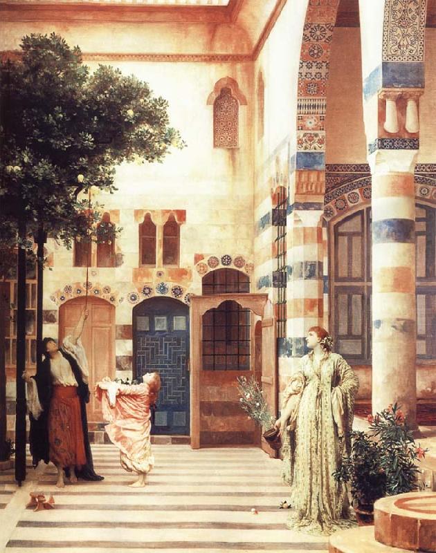 Lord Frederic Leighton Old Damascus The Jewish Quarter china oil painting image
